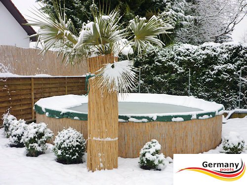 NEMAXX PLA55 Premium Abdeckplane 500x500 cm grün mit Ösen, 450 g/m² PVC  wasserdicht & reißfest - hochwertige Plane universell für LKW, Pool, Holz  Gartenmöbel - Abdeckung, Schutzplane, Gewebeplane, 25m²